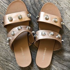 Lane Bryant Rose Gold 8W Sandals